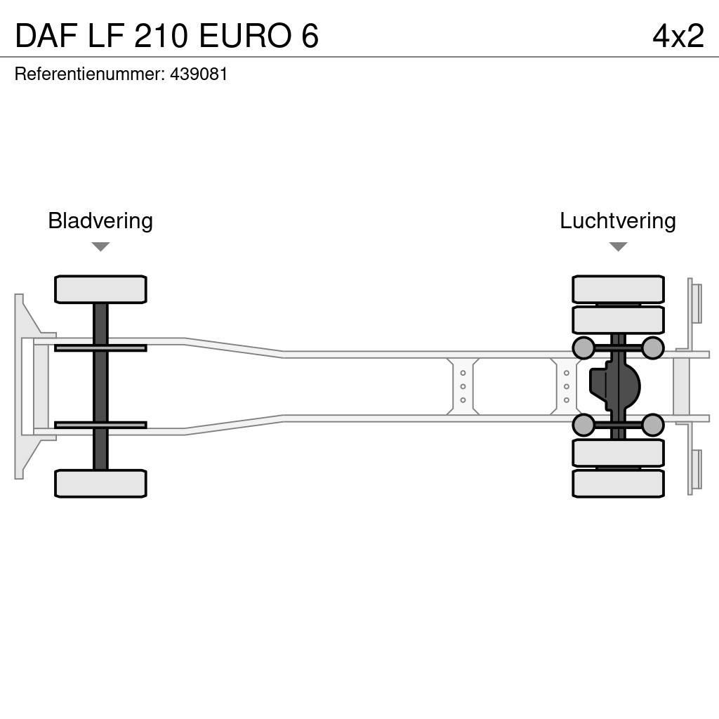 DAF LF 210 EURO 6 Skříňová nástavba
