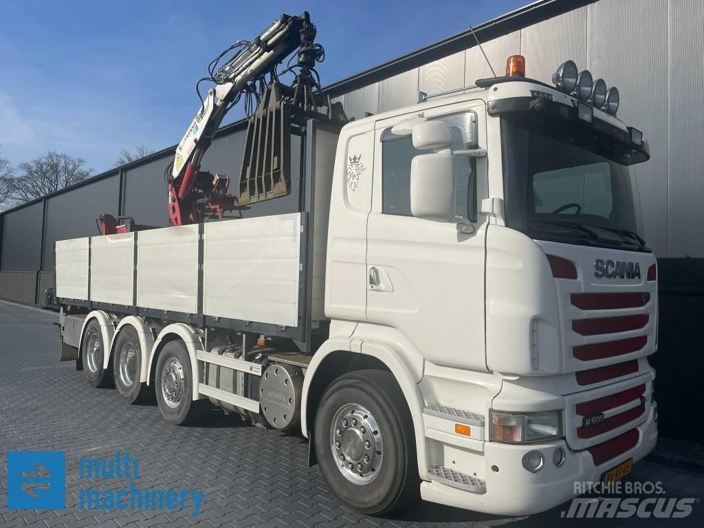 Scania R500 V8 Valníky/Sklápěcí bočnice