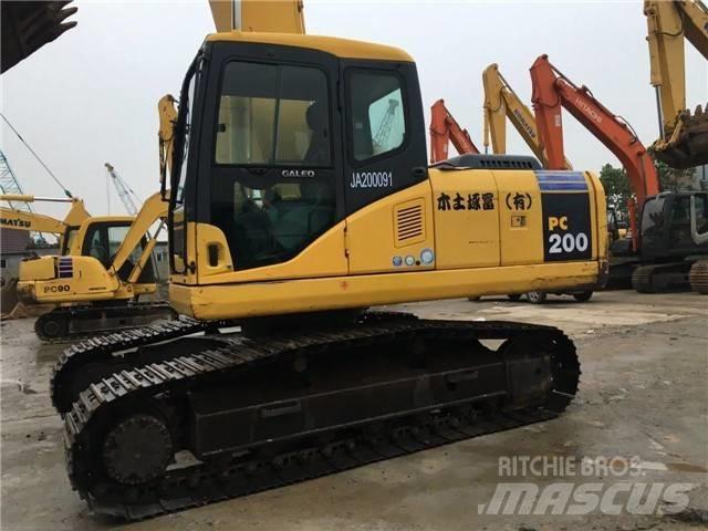 Komatsu pc200-7 Pásová rýpadla