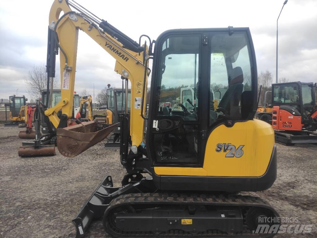 Yanmar SV 26 2017r Mini rýpadla < 7t