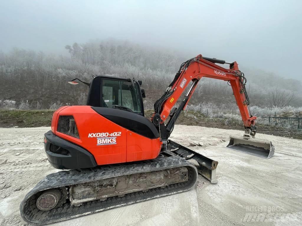 Kubota KX 080-4a2 Midi rýpadla 7t - 12t