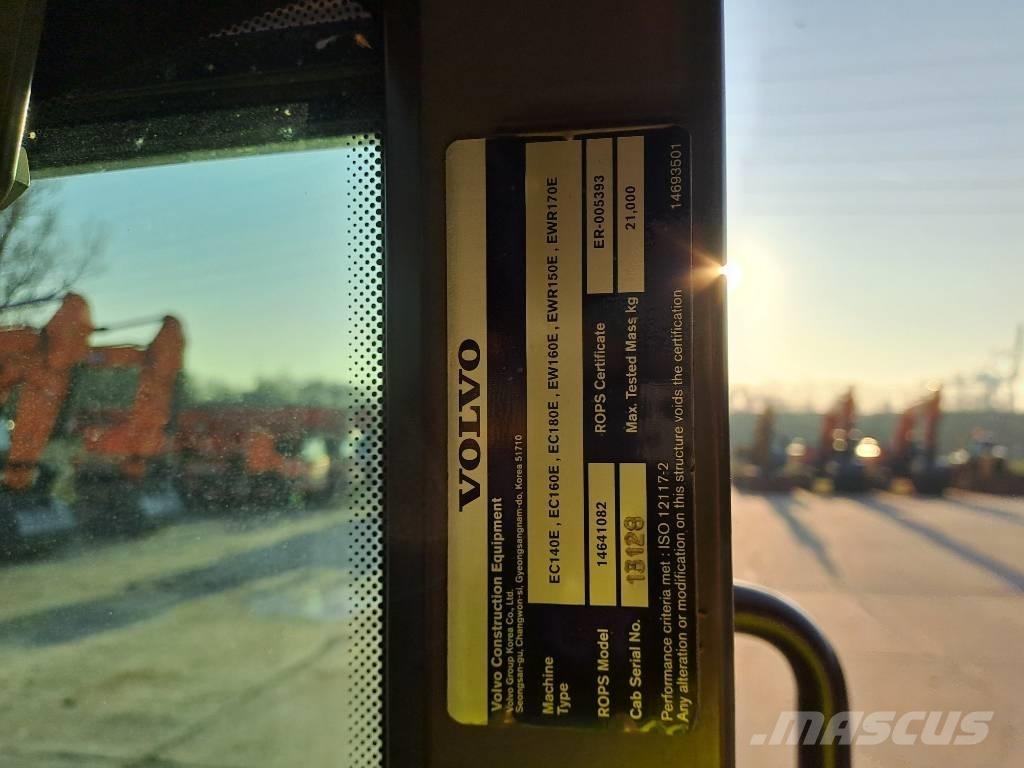 Volvo EW160E Kolová rýpadla
