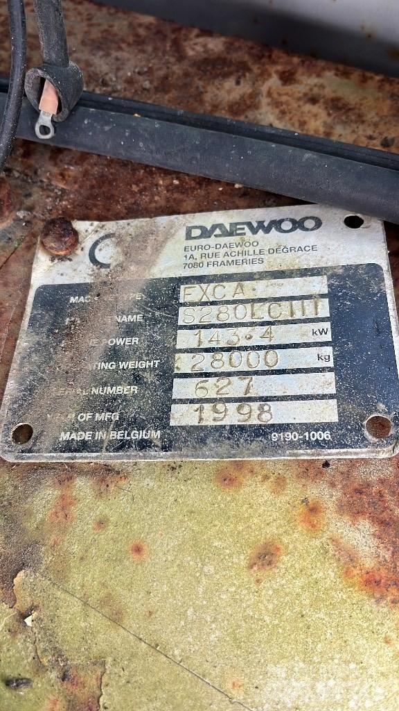 Daewoo Solar 280 LC Pásová rýpadla