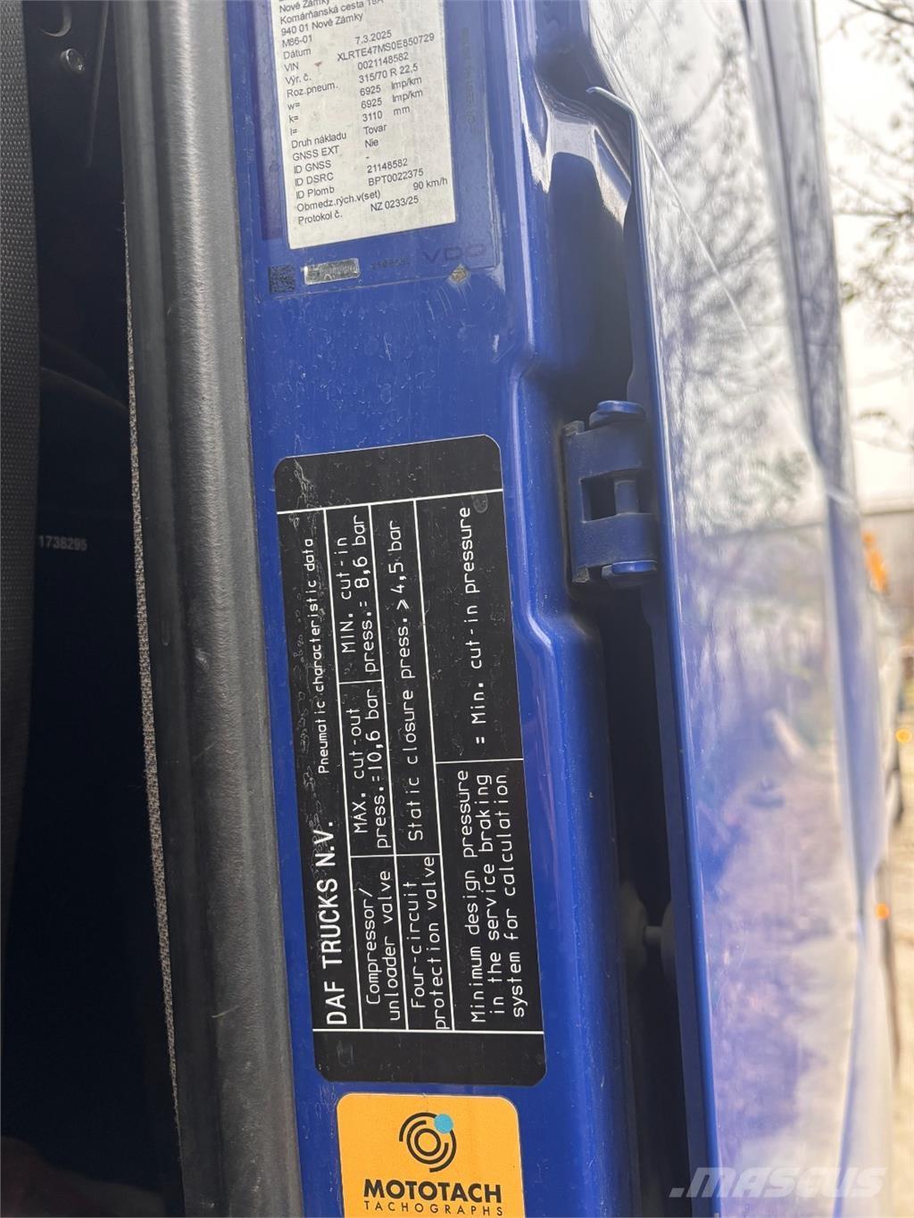 DAF XF 105.460 Tahače