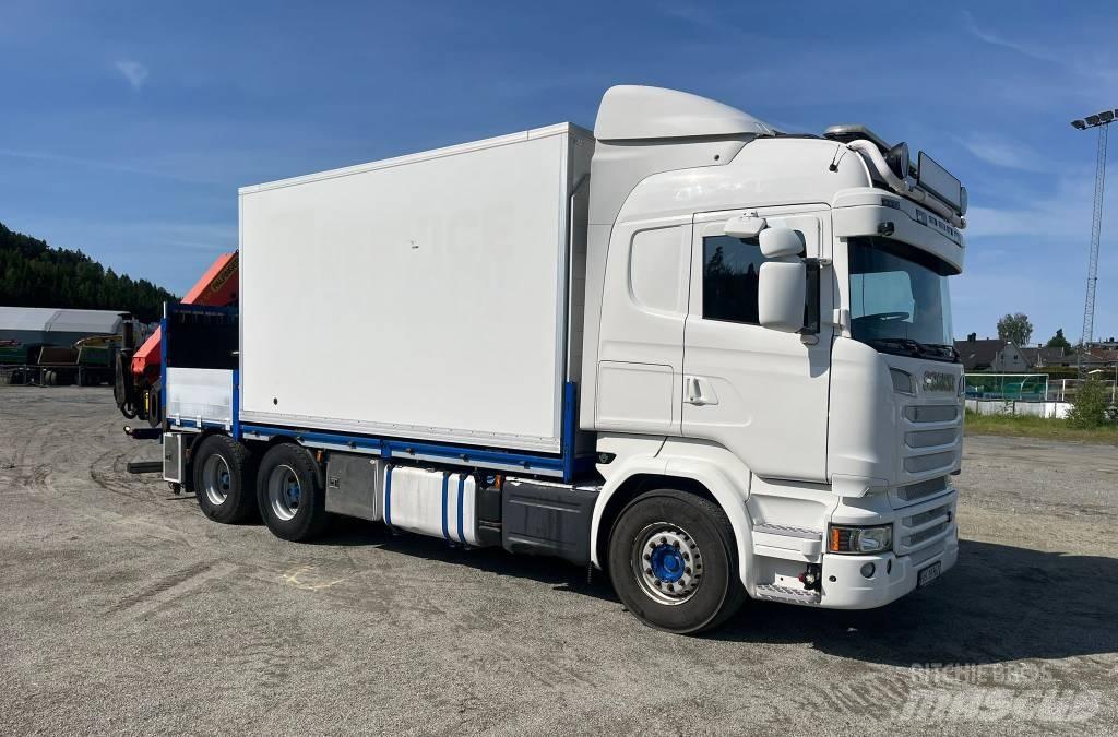 Scania R 520 Autojeřáby, hydraulické ruky