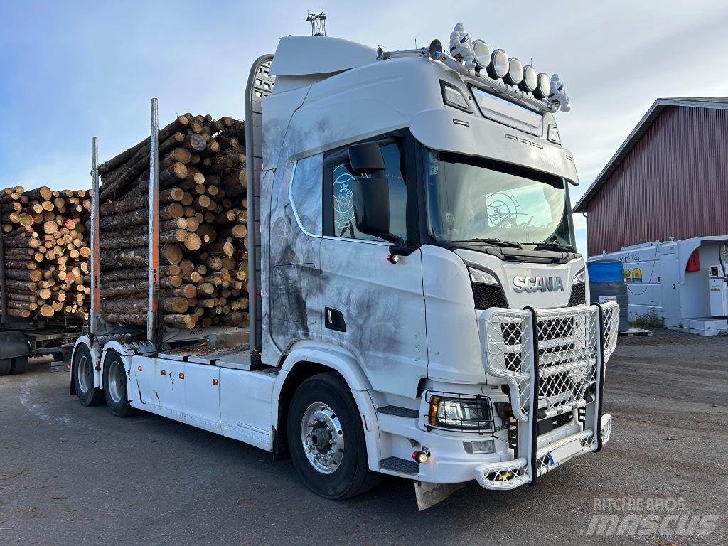 Scania R 650 Vozy na přepravu kmenů