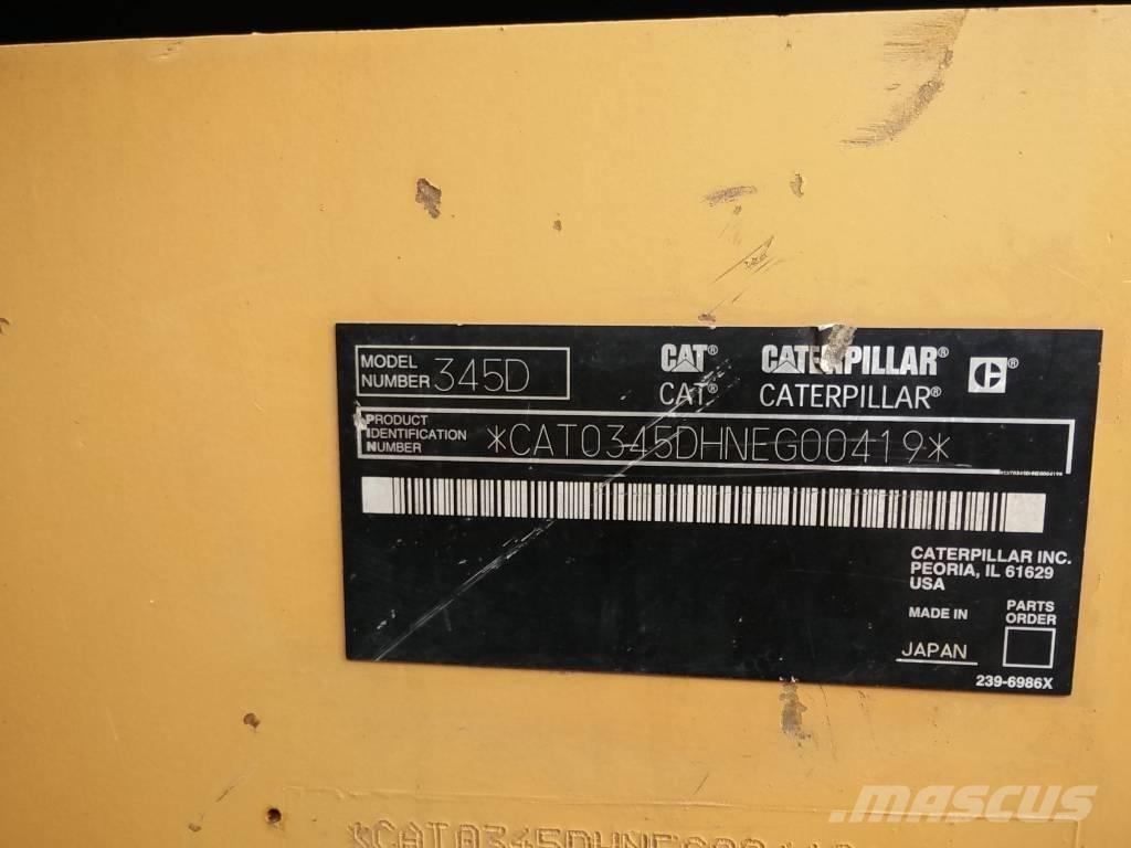 CAT 345 D L Pásová rýpadla