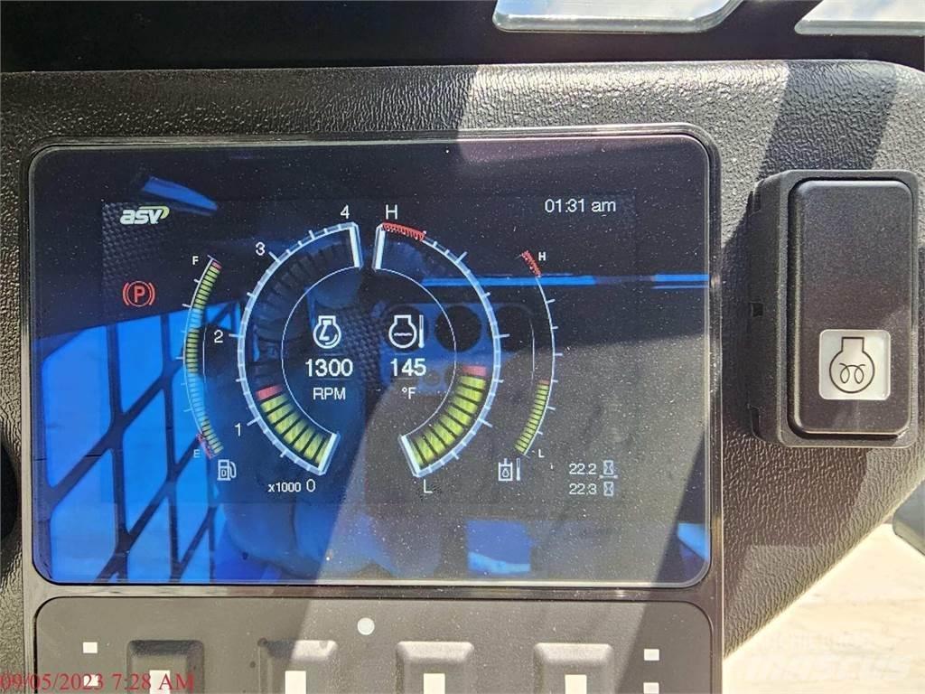 ASV POSI-TRACK RT50 Smykem řízené nakladače