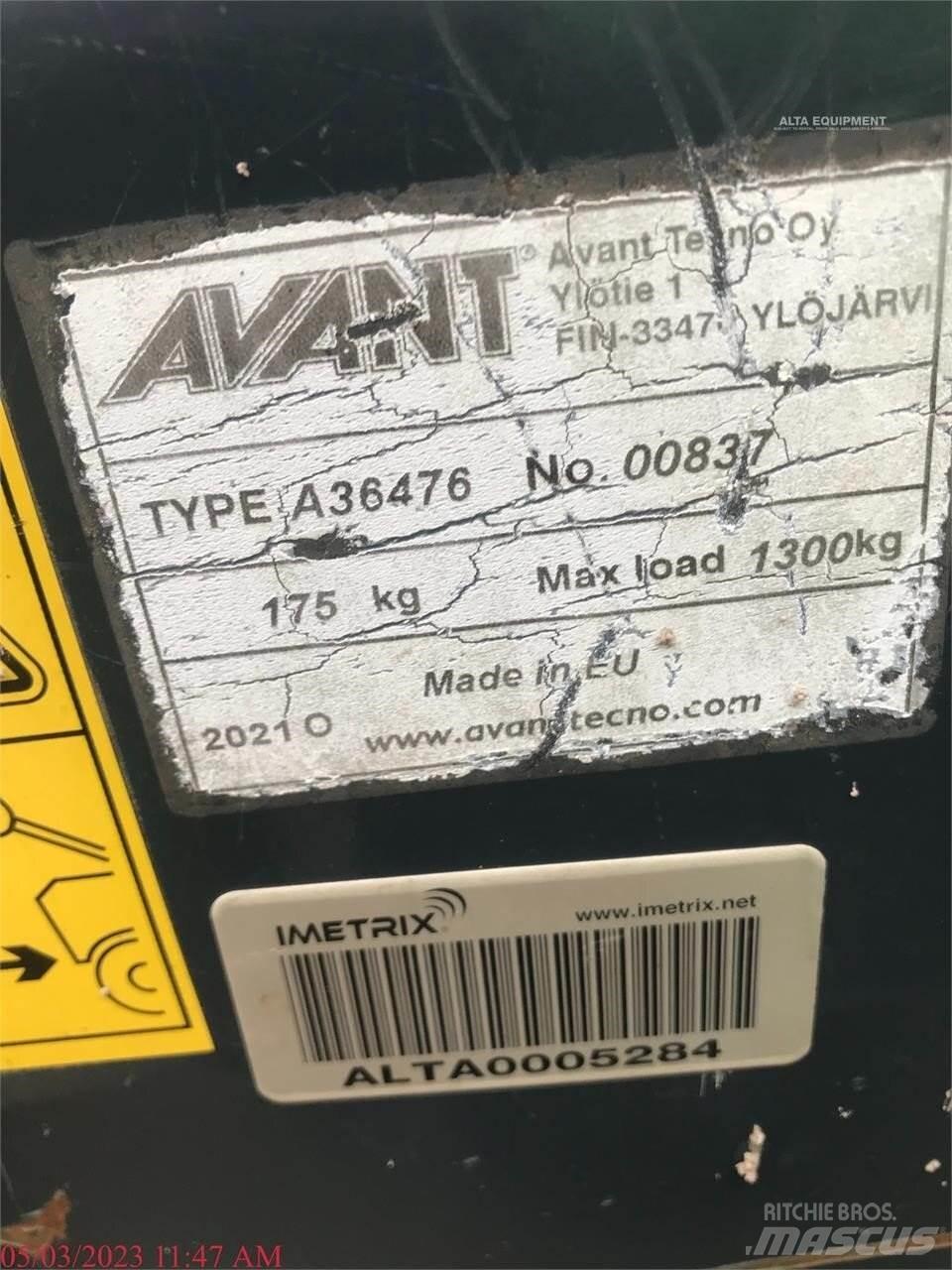 Avant 755I Kolové nakladače