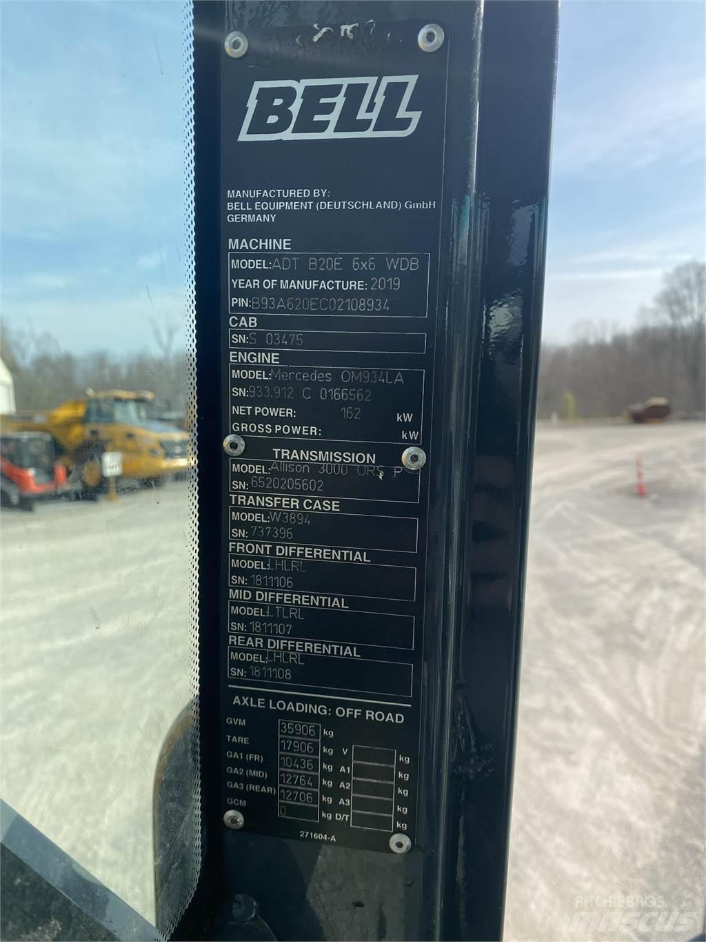 Bell B20E Kloubové dempry