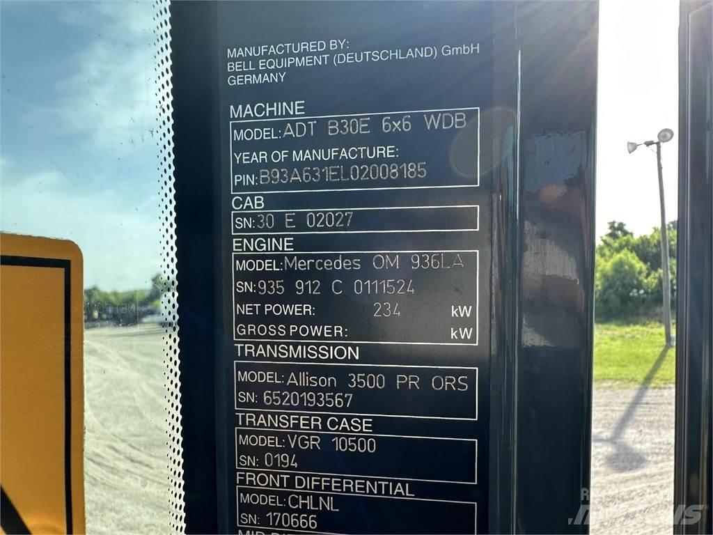 Bell B30E Kloubové dempry