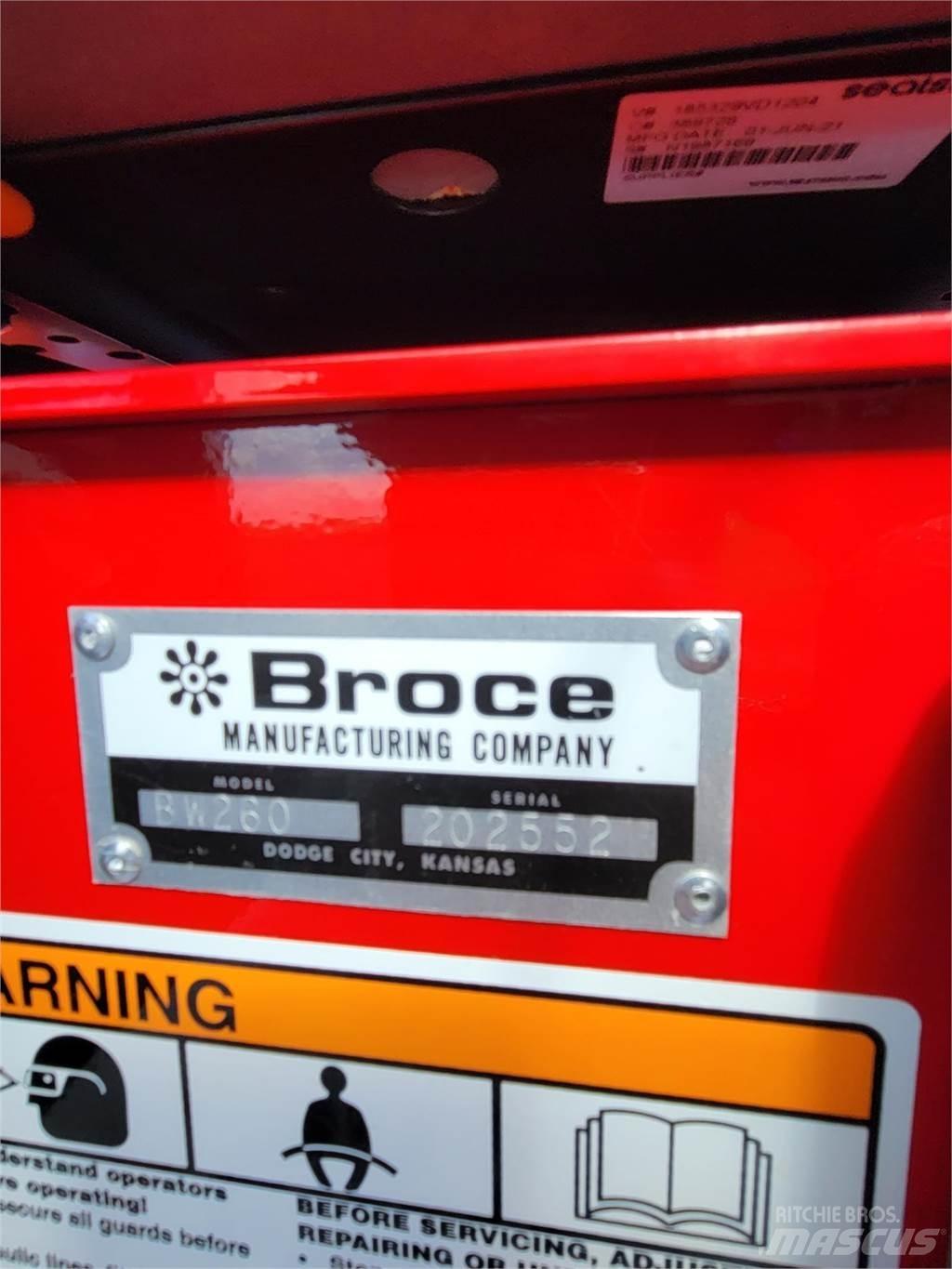 Broce BW260 Zametací stroje