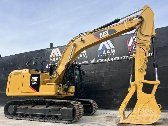 CAT 316FL Pásová rýpadla