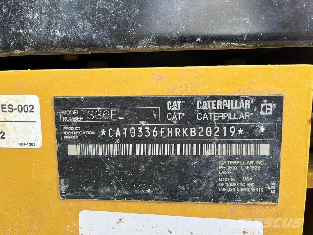 CAT 336FL Pásová rýpadla