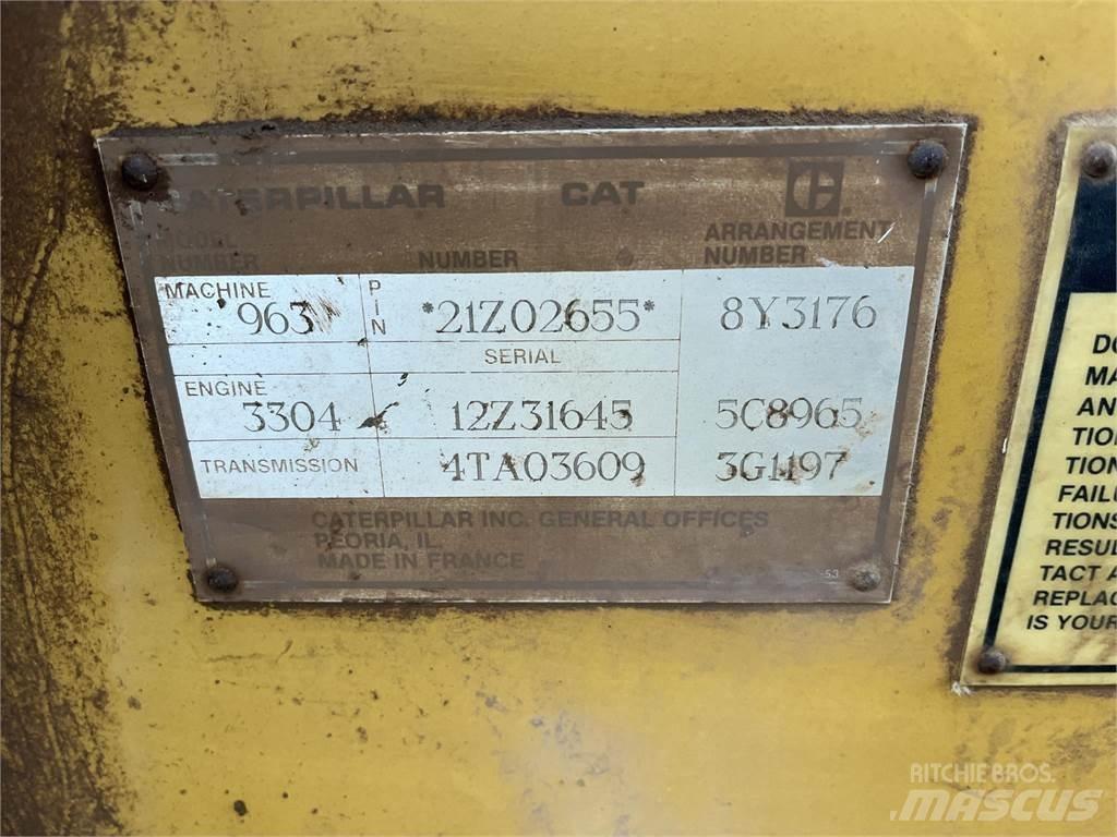 CAT 963 Pásové nakladače