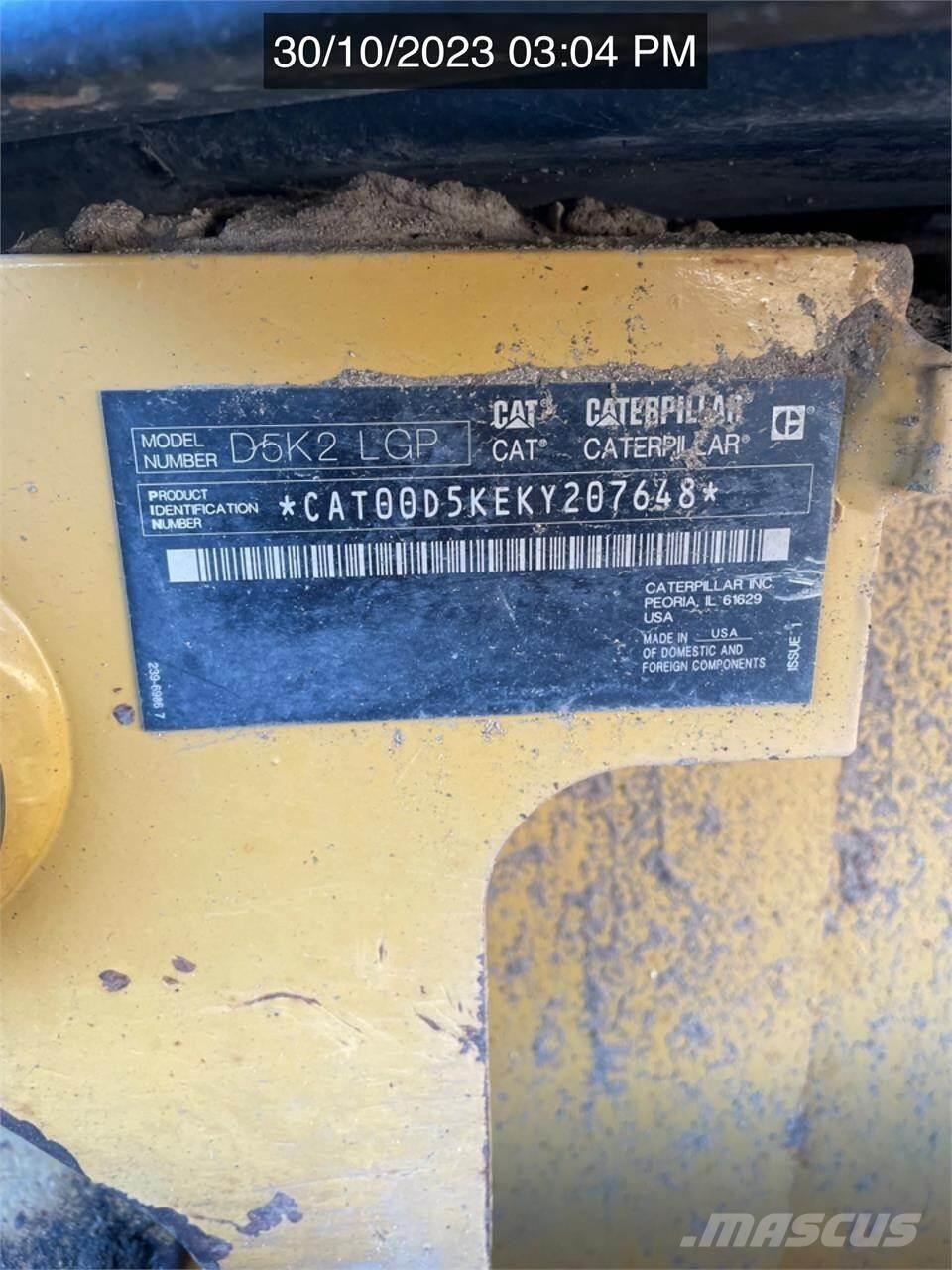 CAT D5K2 LGP Pásové dozery
