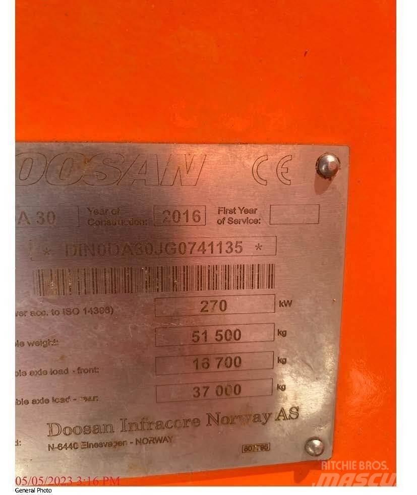 Doosan DA30 Kloubové dempry