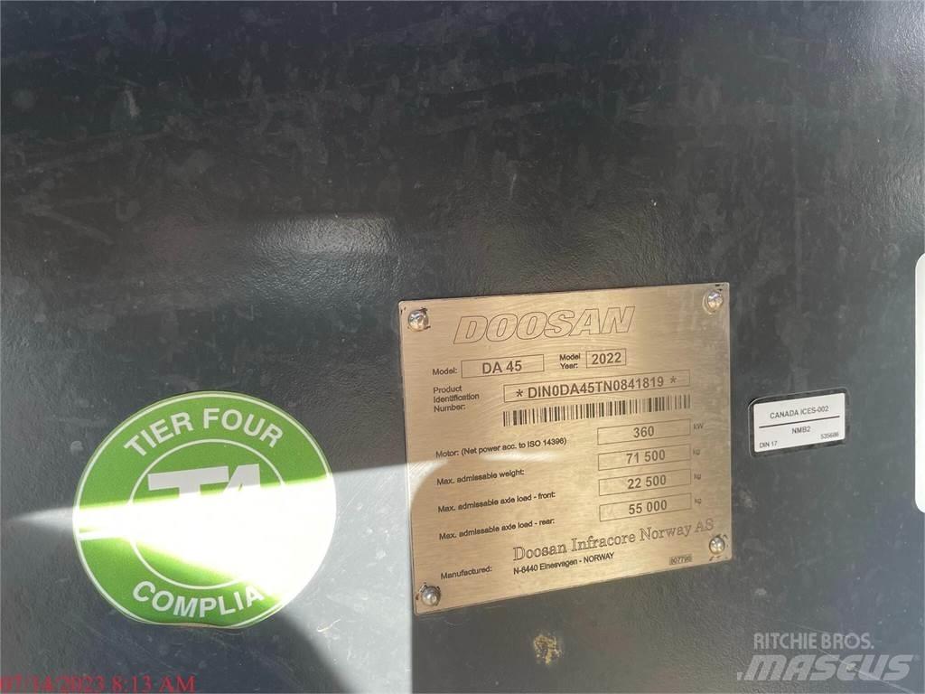 Doosan DA45-5 Kloubové dempry