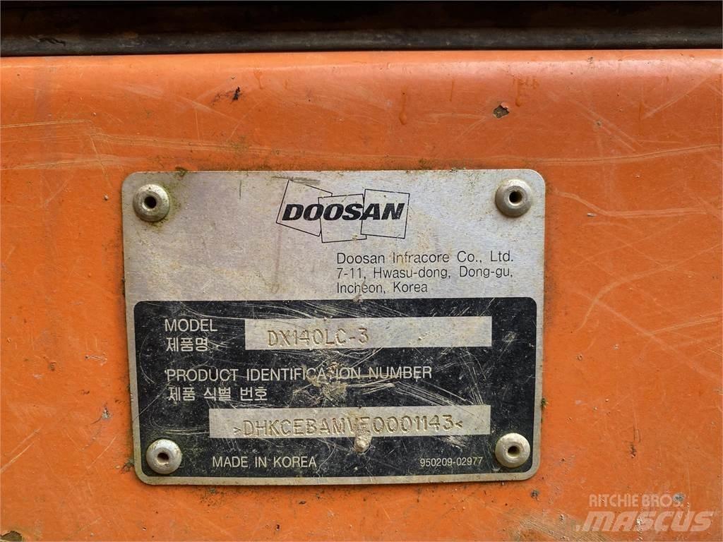 Doosan DX140 LC-3 Pásová rýpadla
