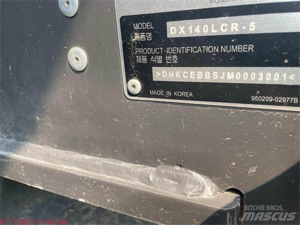 Doosan DX140 LC-5 Pásová rýpadla
