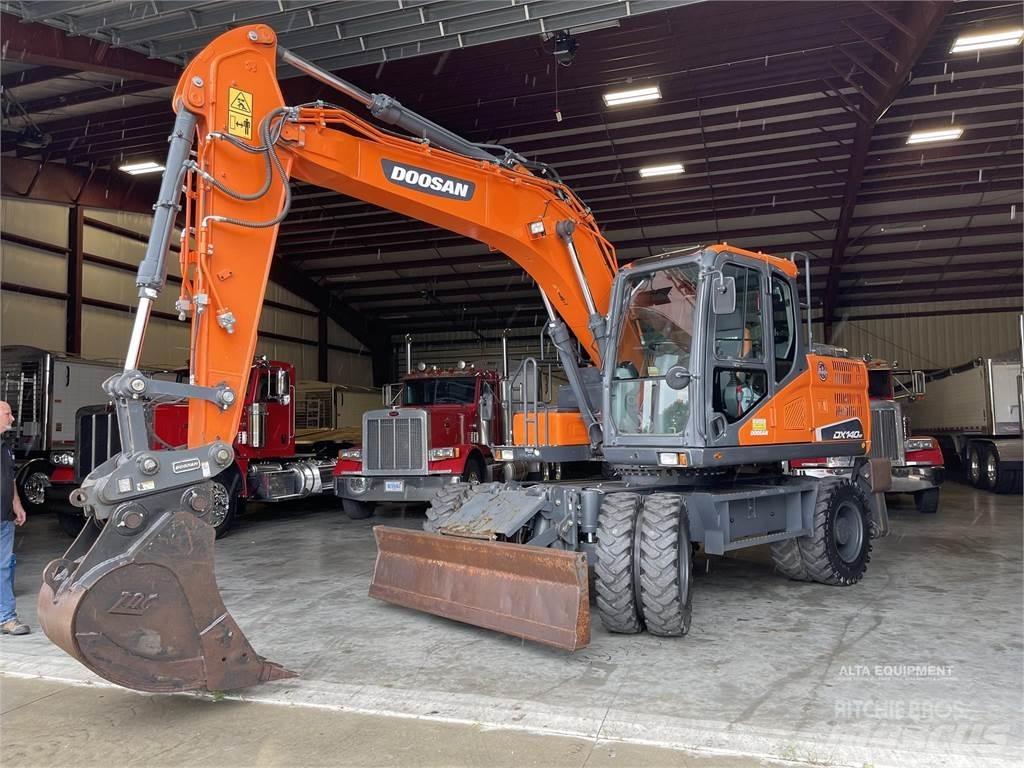 Doosan DX140W-5 Kolová rýpadla