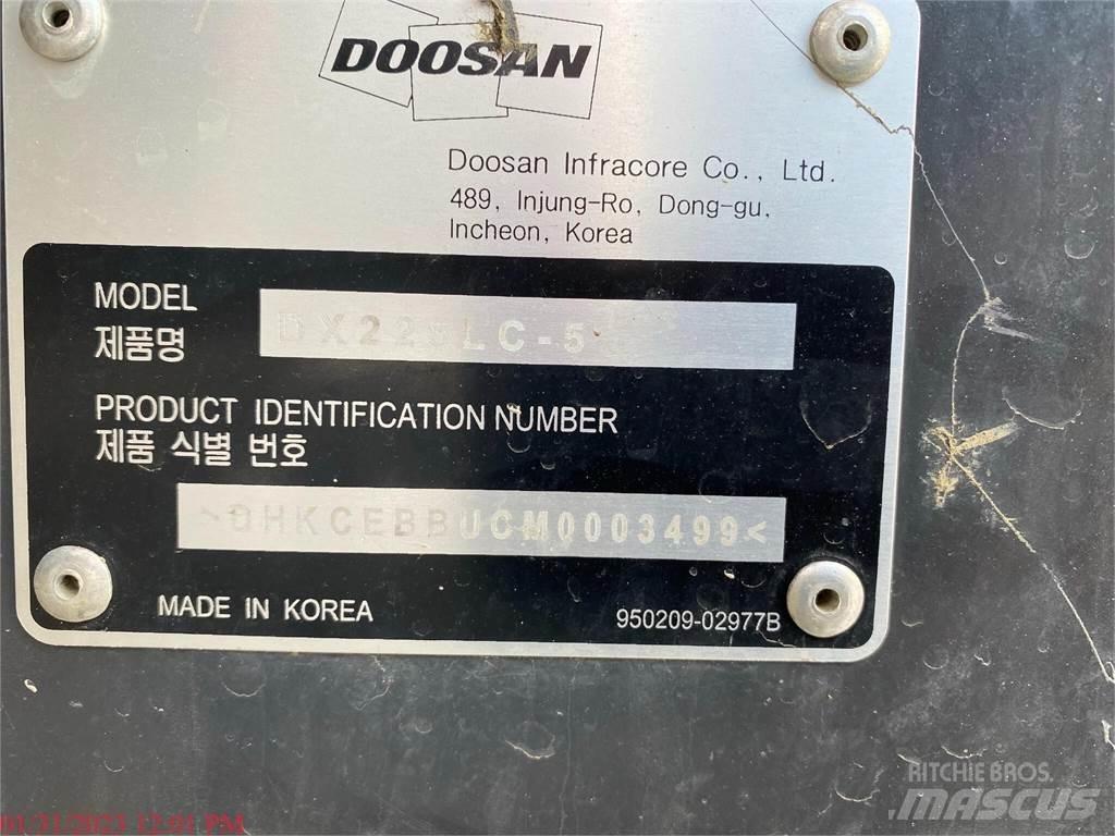 Doosan DX225 LC-5 Pásová rýpadla