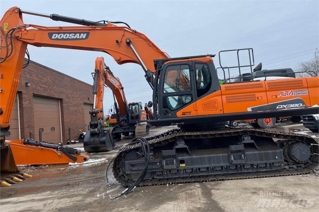 Doosan DX380 LL-5 Pásová rýpadla