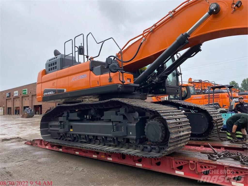 Doosan DX490 LC-5 Pásová rýpadla