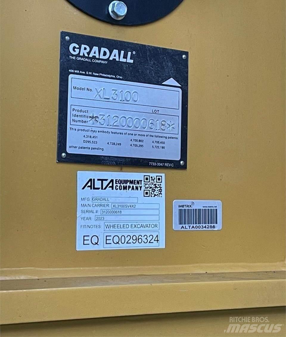 Gradall XL3100 V Kolová rýpadla