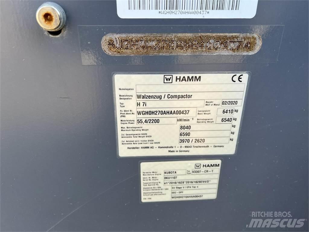 Hamm H7I Tandemové válce