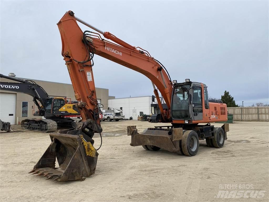 Hitachi ZX210W Kolová rýpadla