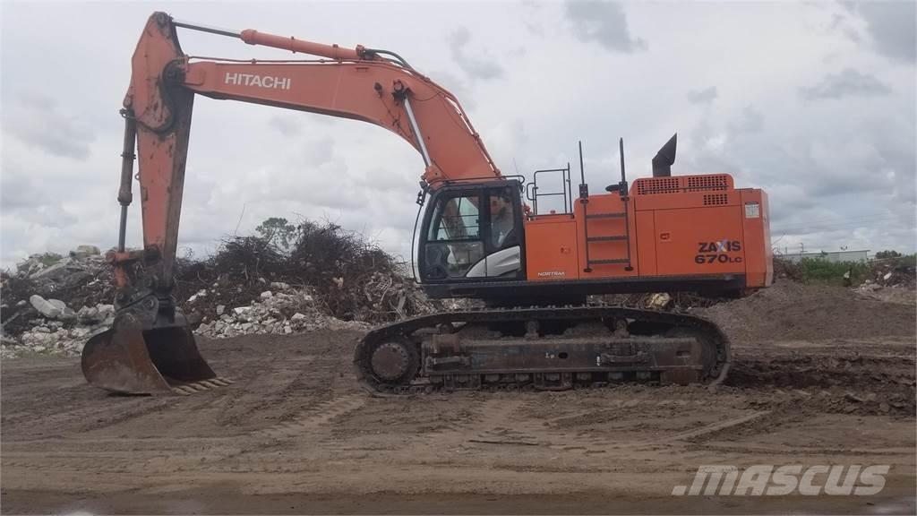 Hitachi ZX670 LC-5B Pásová rýpadla