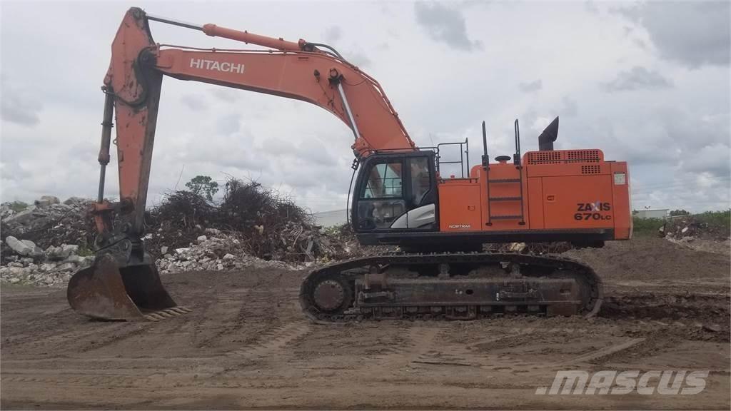 Hitachi ZX670 LC-5B Pásová rýpadla