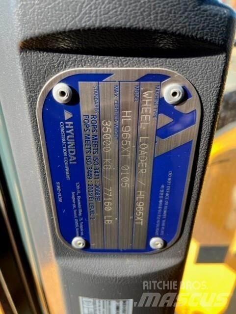 Hyundai HL965XT Kolové nakladače