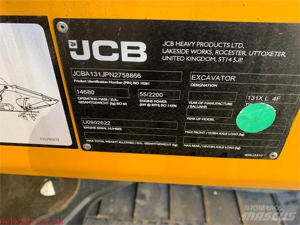 JCB 131X LC Pásová rýpadla