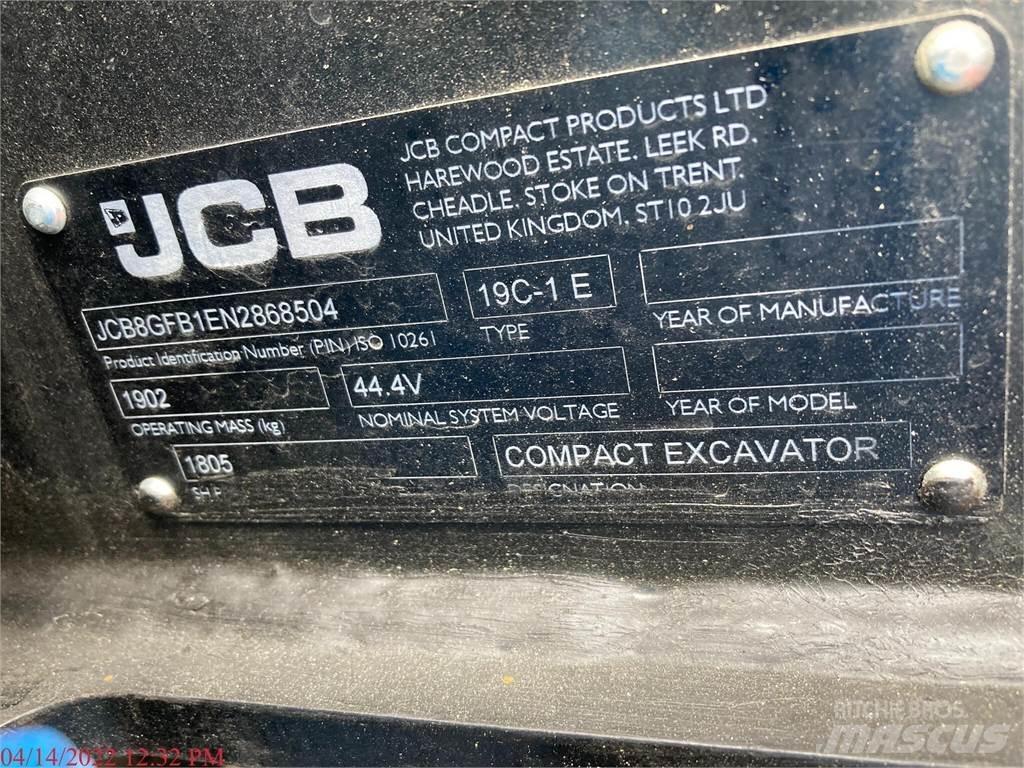 JCB 19C-1E Mini rýpadla < 7t