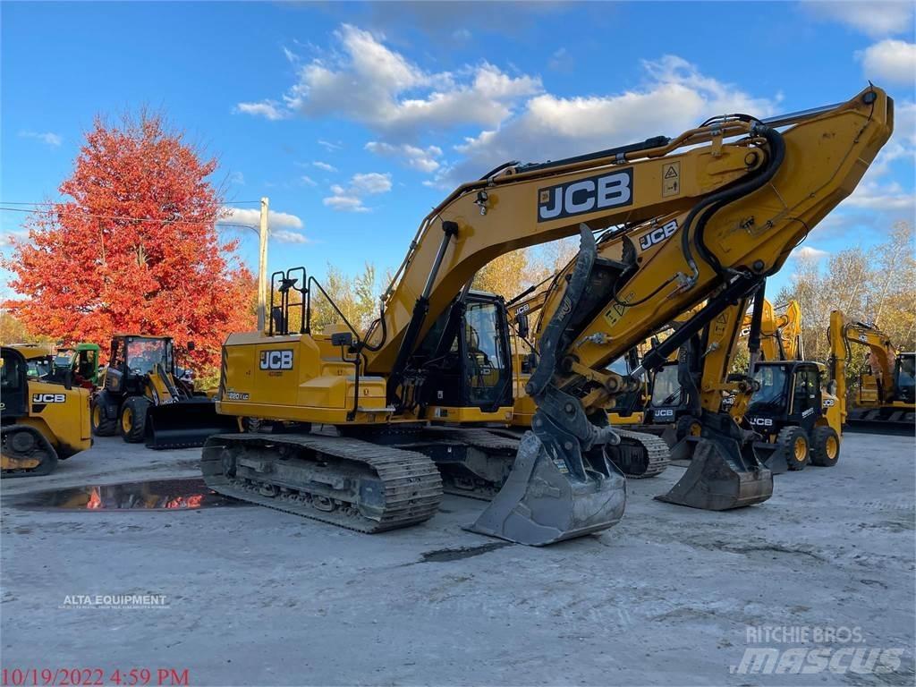 JCB 220X Pásová rýpadla