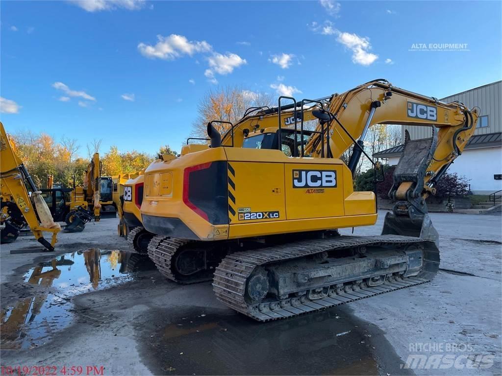 JCB 220X Pásová rýpadla