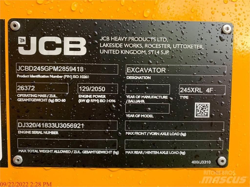JCB 245XR Pásová rýpadla