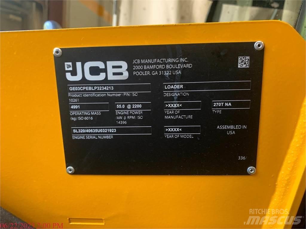 JCB 270T Smykem řízené nakladače