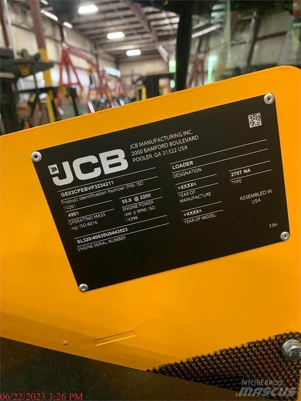 JCB 270T Smykem řízené nakladače