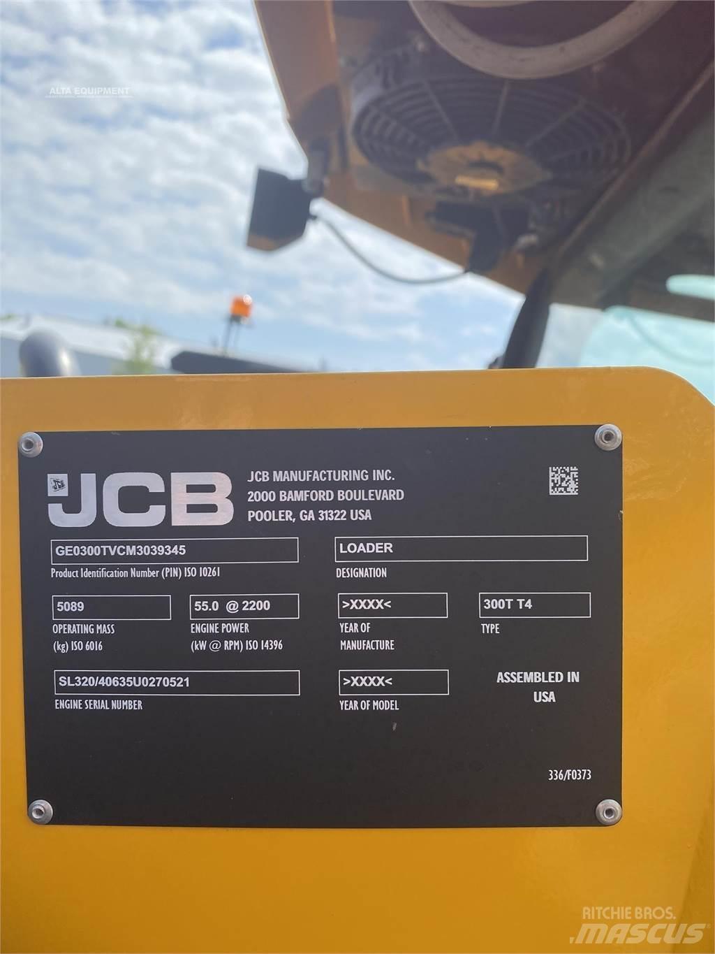 JCB 300T Smykem řízené nakladače