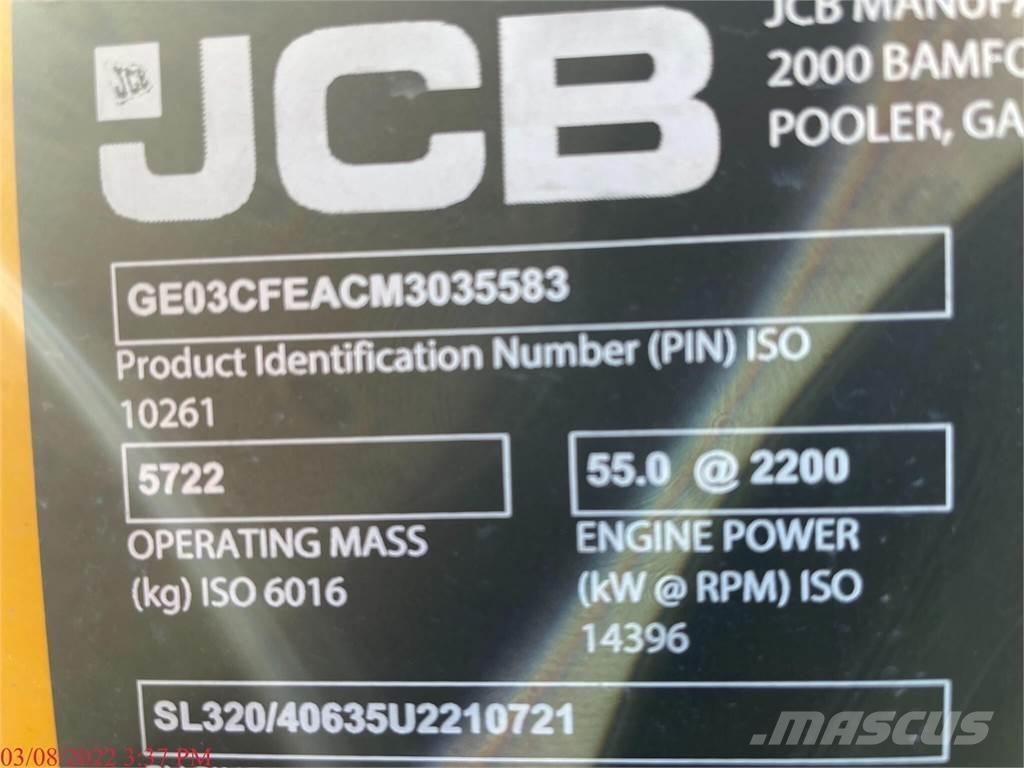 JCB 3TS-8T Smykem řízené nakladače