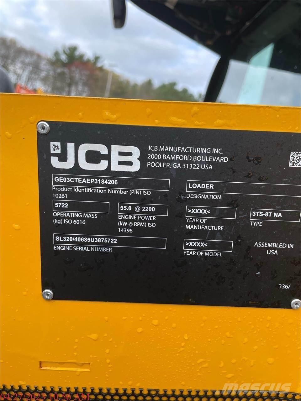 JCB 3TS-8T Smykem řízené nakladače