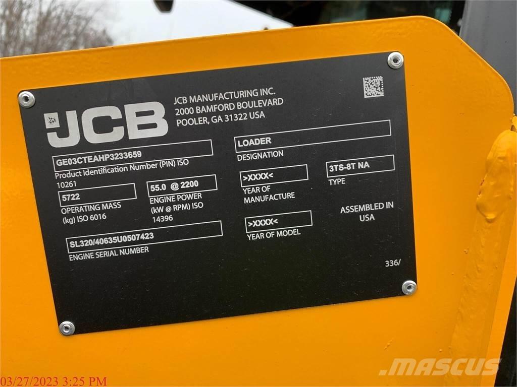 JCB 3TS-8T Smykem řízené nakladače