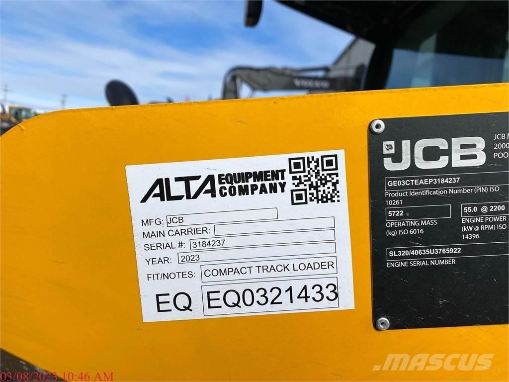 JCB 3TS-8T Smykem řízené nakladače