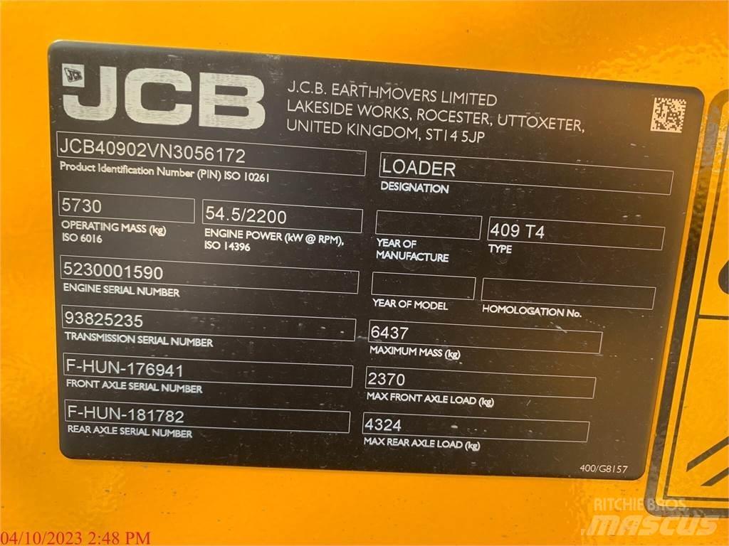 JCB 409 Kolové nakladače