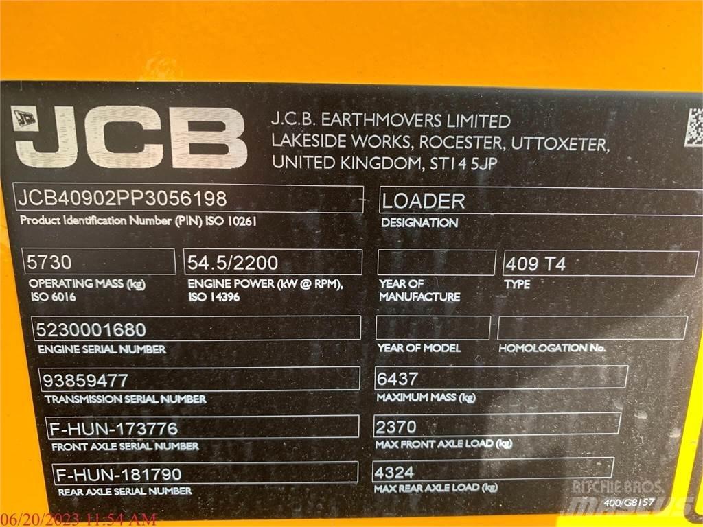 JCB 409 Kolové nakladače