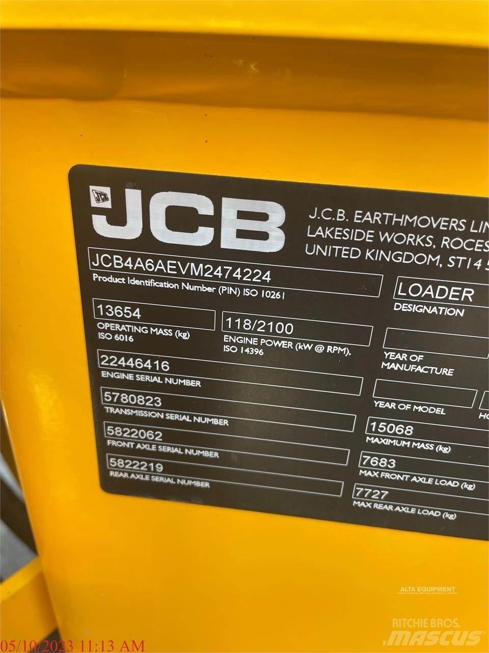 JCB 427ZX Kolové nakladače
