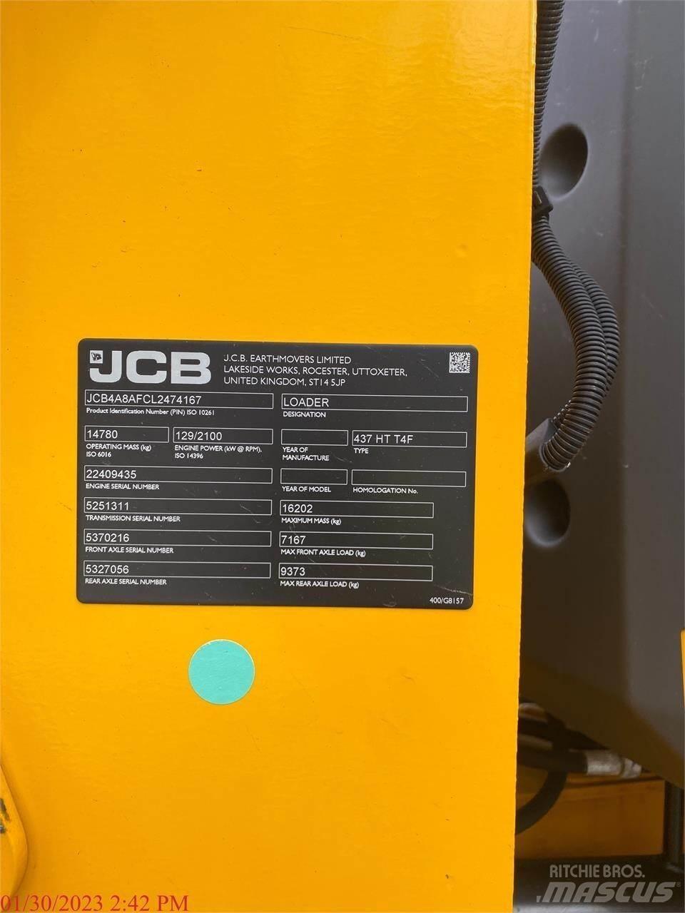 JCB 437HT Kolové nakladače